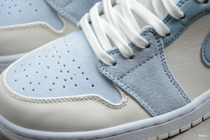 Boostmaster lin Air Jordan DA4666-100 1 Mixed Textures Blue Mid 0701